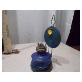 Vintage Collectible Lot: Portrait Liquor Bottle, Glassware & Peacock Decor