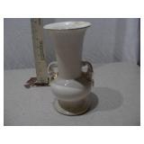 Vintage Ceramic Vase Collection & Wooden Candle Pillar Set