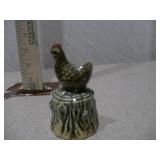 Vintage Ceramic Bird Bell and Miniature Collectibles Lot