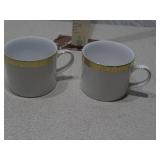 Vintage Royal Gallery "Gold Buffet" Coffee Mug Set - Set of 2