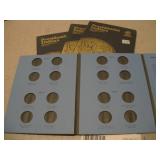 Vintage Lincoln Memorial Cent Coin Folder Collection - 4 Folders