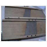 2 Vintage Wooden Cabbage Shredder / Slaw Cutter