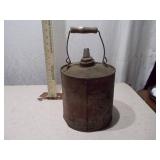 Vintage Industrial Metal Fuel or Oil Can
