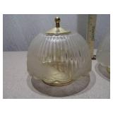 Frosted Glass Ceiling Light Fixtures - Set of 2