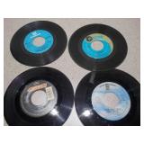 Large Collection of 45 RPM Vinyl Records