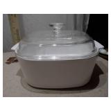 Vintage Corning Ware French White Casserole Set