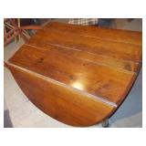 Vintage Drop-Leaf Dining Table with Four Chairs