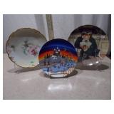 Decorative Collector Plates - 3 Pieces