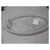 Pressed Glass Serving Pieces & Juicer - 5 Pieces