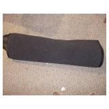Rolled Black Utility or Runner Rug