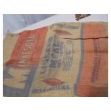 Vintage Minnesota Linseed Oil Co. Burlap Feed Bag
