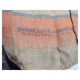 Vintage Minnesota Linseed Oil Co. Burlap Feed Bag