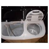 Portable Twin-Tub Compact Washing Machine