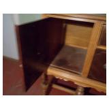 Antique Oak Sideboard / Buffet with Ornate Scrollwork