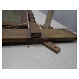 Vintage Wooden Tabletop Swing Mirror / Dresser Mirror