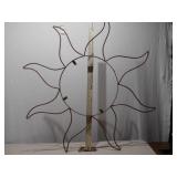 Metal Sunburst Wall Decor