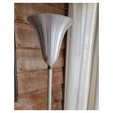 Brushed Aluminum Floor Lamp Torchiere