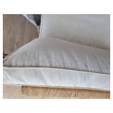 Elegant Natural Wicker 4 pc Patio Set ~ 3 Chairs + Ottoman