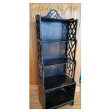 Chinese Chippendale Antique Butler Display Shelf Style #615