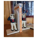 Nautical Décor ~ Iron Sailor Bookends * Framed Knot Samples