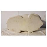 Ceramic White Lion Planter