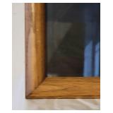 Honey Oak Classic Wall Mirror