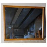Honey Oak Classic Wall Mirror
