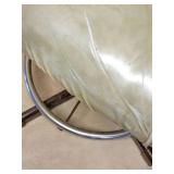 Vintage Samsonite Chrome Swivel Bar Chair