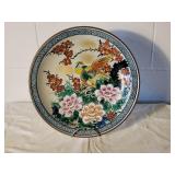 Vibrant Japanese Satsuma Decorative Plate