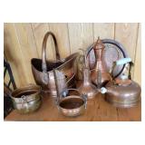 Charming Collection of Copperware ~ Kettles * Scuttles * Vessels