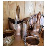 Charming Collection of Copperware ~ Kettles * Scuttles * Vessels