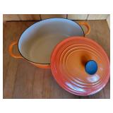 Orange Le Creuset Goose Pot E