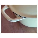 Butter Yellow Descoware Lidded Dutch Oven ~ 12 3-C