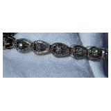 Elegant 14K White Gold and Diamond Braclet Cocktail Watch ~ 21g