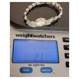 Elegant 14K White Gold and Diamond Braclet Cocktail Watch ~ 21g