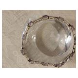Amethyst and Sterling Silver Bracelet ~ 10g