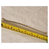 Lovely Petite Diamond and Yellow Gold Tennis Bracelet ~ 5g
