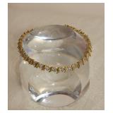 Lovely Petite Diamond and Yellow Gold Tennis Bracelet ~ 5g