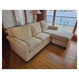Flawless Pottery Barn White lounge Sofa