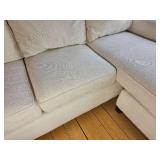 Flawless Pottery Barn White lounge Sofa