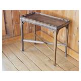 Vintage Edwardian Beaded Molding Side Table