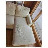 Flawless Pottery Barn White lounge Sofa
