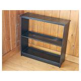 Sleek Black Media Shelf