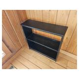 Sleek Black Media Shelf