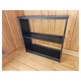 Sleek Black Media Shelf