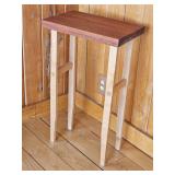 Modern Mission Cherry Top Accent Table