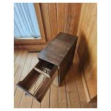 Antique Dense Oak Grain Filing Cabinet