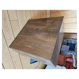Antique Dense Oak Grain Filing Cabinet