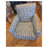 Sam Moore Safrie Theme Upholster Swivel Armchair