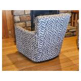 Sam Moore Safrie Theme Upholster Swivel Armchair